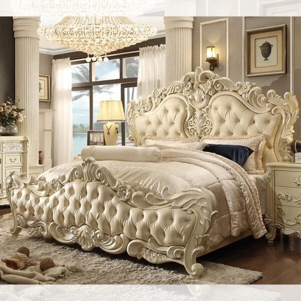 HOM-HD-5800 - 5PC BEDROOM SET ANTIQUE WHITE - Image 2