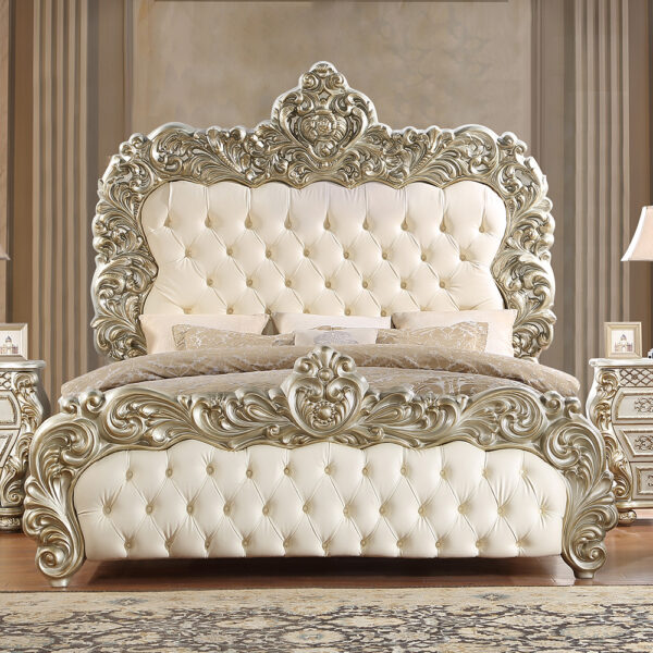 HOM-HD-8011 - 5PC BEDROOM SET BRONZE/CHAMPAGNE - Image 3