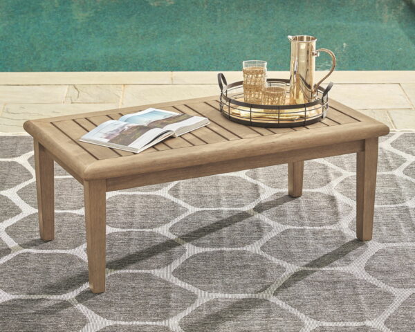 Gerianne - Brown - Rectangular Cocktail Table - Image 4