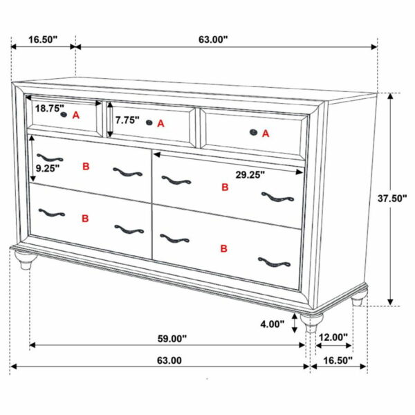 Barzini - Upholstered Tufted Bedroom Set - Image 4