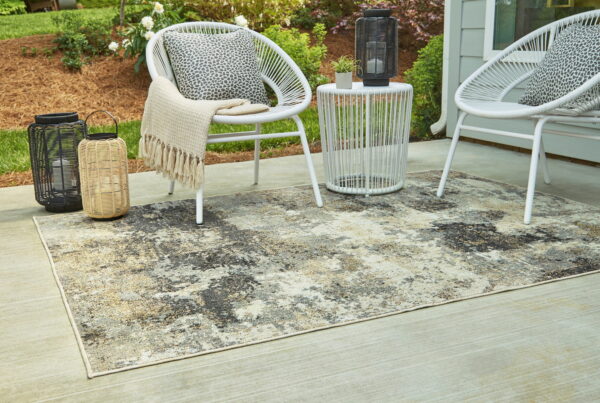 Simburgh - Light Gray / Black - Medium Rug - Image 4