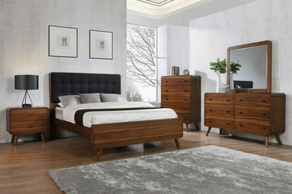 Robyn - 6-Drawer Dresser With Mirror - Dark Walnut - Image 2