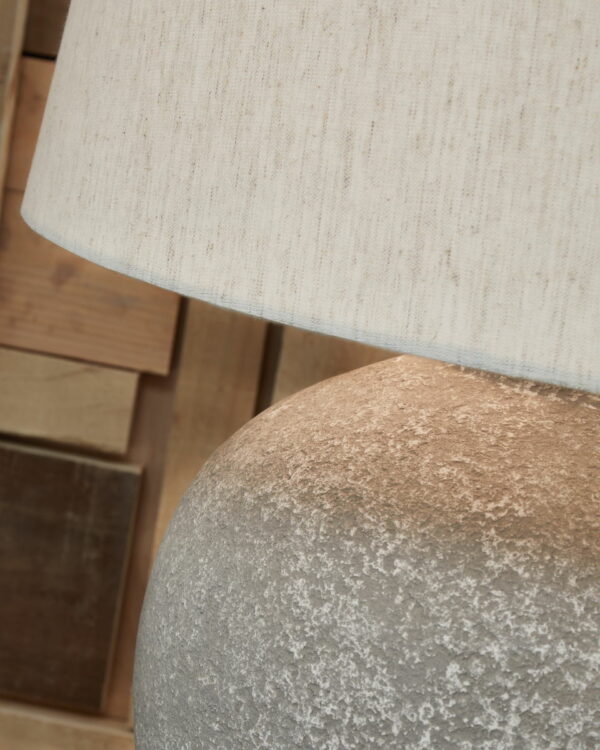 Dreward - Distressed Gray - Paper Table Lamp - Image 3