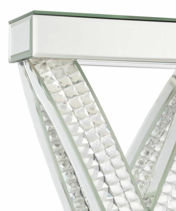 Dominick - Table Lamp With Rectange Shade - White And Mirror - Image 7