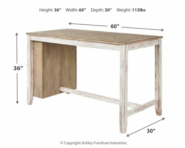Skempton - Rectangular Counter Table With Storage Set - Image 3