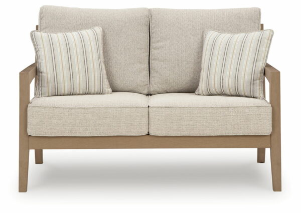Hallow Creek - Driftwood - Loveseat With Cushion - Image 2