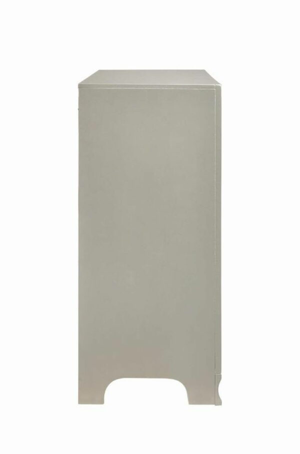 Salford - Rectangular Dresser Mirror - Metallic Sterling - Image 6