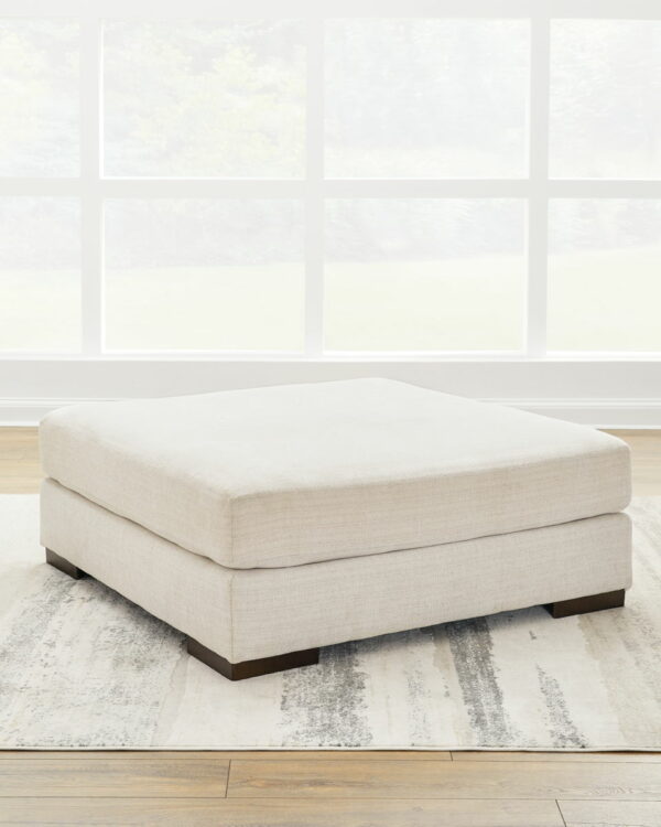 Lyndeboro - Natural - Oversized Accent Ottoman - Image 2