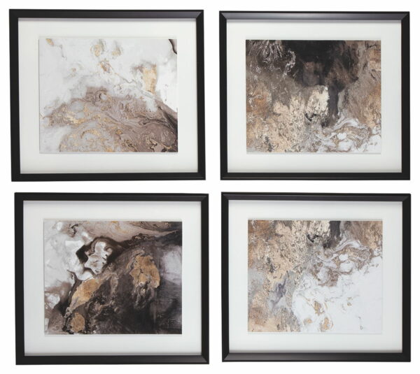 Hallwood - Light Brown - Wall Art Set (Set of 4) - Image 3