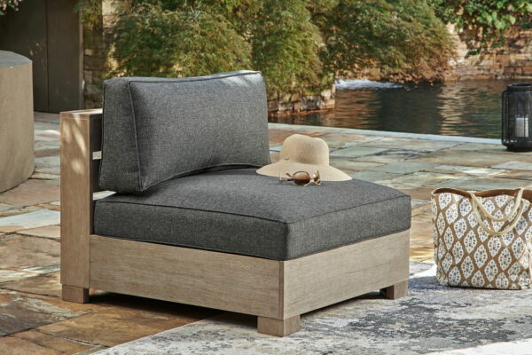 Citrine Park - Brown - Armless Chair W/Cushion - Image 3