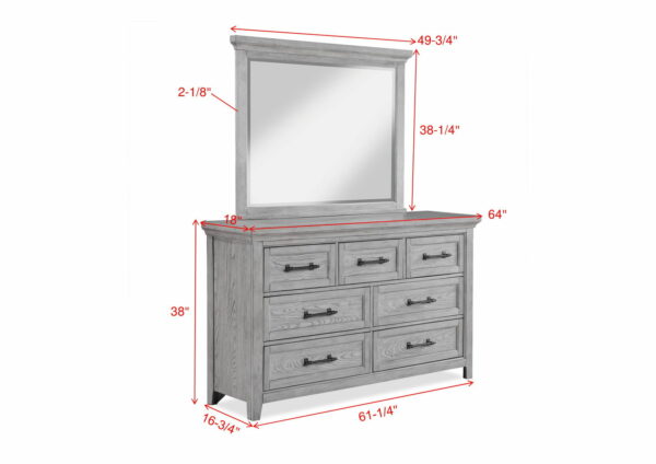 Beckett - Dresser - Greige - Image 4