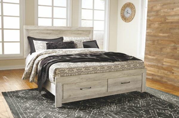 Bellaby - Dresser, Mirror, Platform Bed With Storage Drawers Set - Image 3