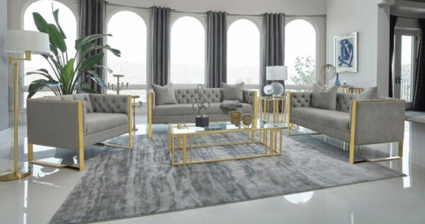 Eastbrook - Tufted Back Chair - Gray - Image 11