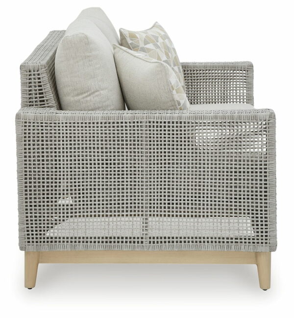 Seton Creek - Gray - Loveseat With Cushion - Image 6