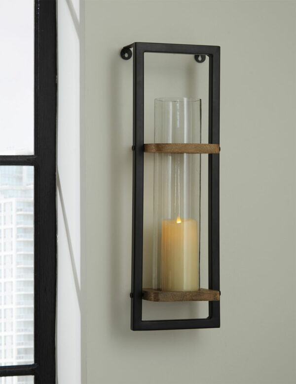 Colburn - Natural / Black - Wall Sconce - Image 3