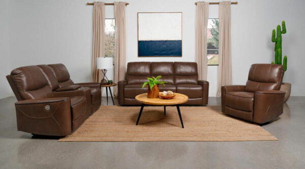 Greenfield - Upholstered Power Reclining Sofa - Image 3