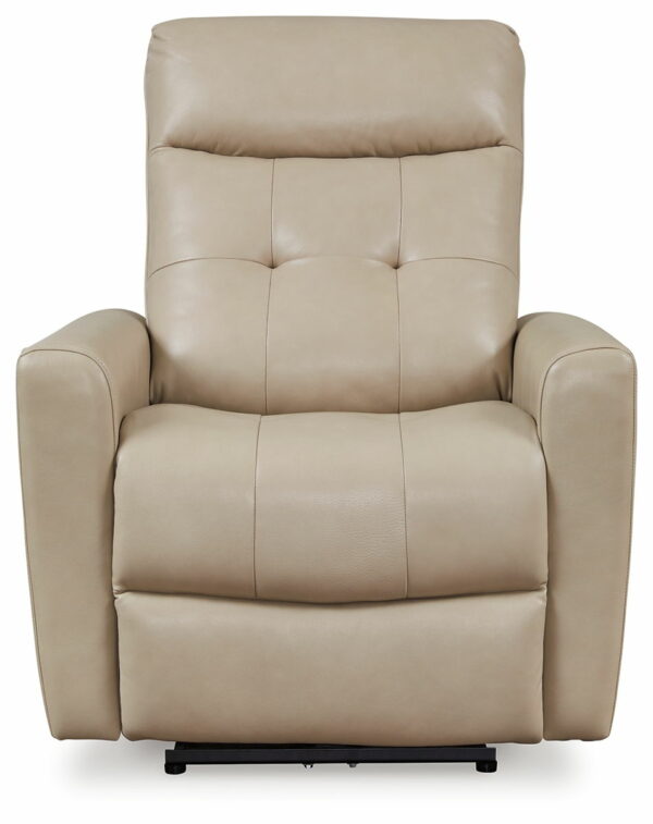 Pisgham - Sand - Power Recliner With Adj Headrest - Image 2