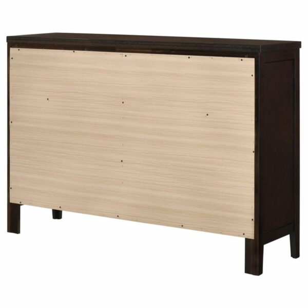 Carlton - 6-Drawer Rectangular Dresser - Cappuccino - Image 7