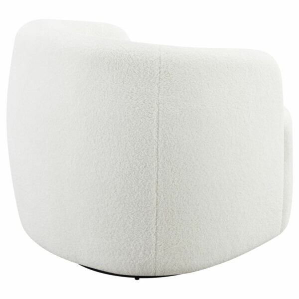 Hudson - Upholstered Swivel Chair - Natural - Image 9
