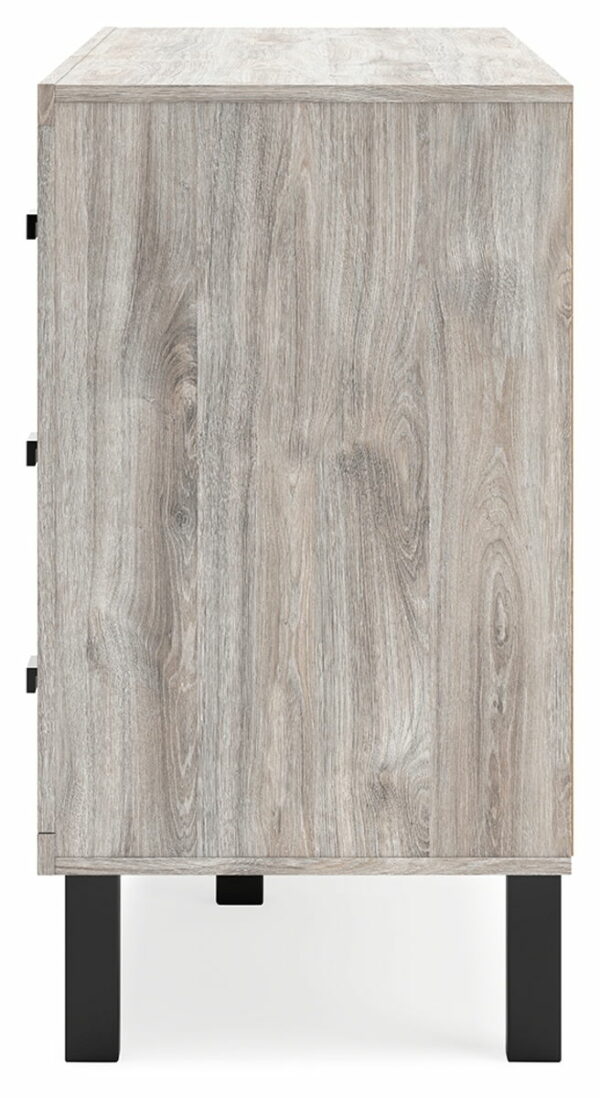 Vessalli - Black / Gray - Six Drawer Dresser - Image 7