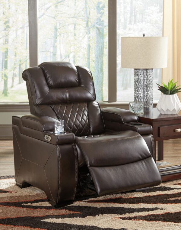 Warnerton - Brown Dark - Pwr Recliner/Adj Headrest - Image 10