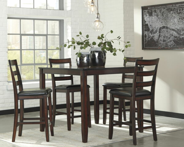 Coviar - Brown - Drm Counter Table Set (Set of 5) - Image 3