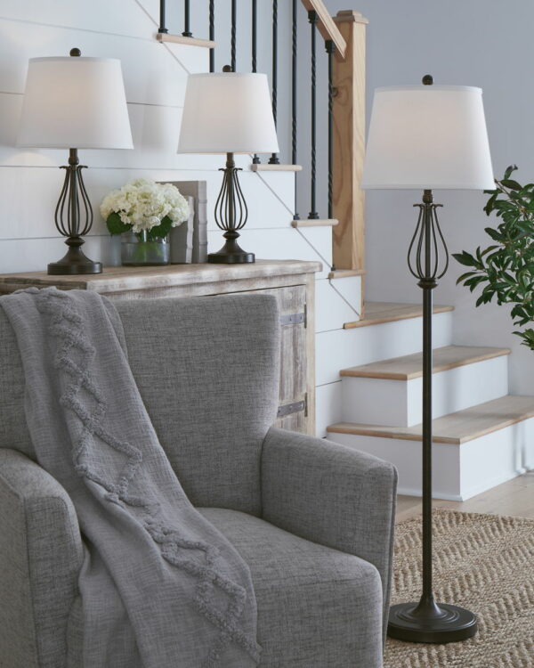 Brycestone - Bronze Finish - Metal Lamps (Set of 3) - Image 3
