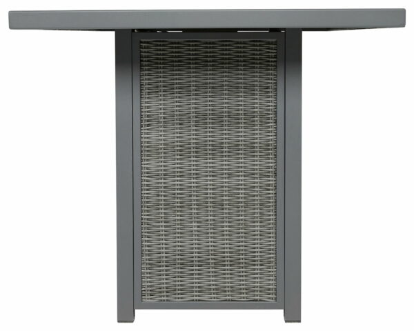 Palazzo - Gray - Rect Bar Table W/Fire Pit - Image 10