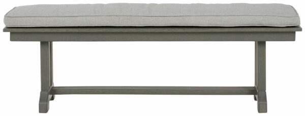 Visola - Gray - Bench With Cushion - Image 2