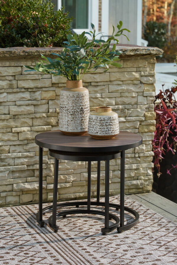 Ayla - Brown / Black - Nesting End Tables (Set of 2) - Image 2