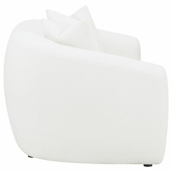 Isabella - 2 Piece Upholstered Tight Back Living Room Set - White - Image 10