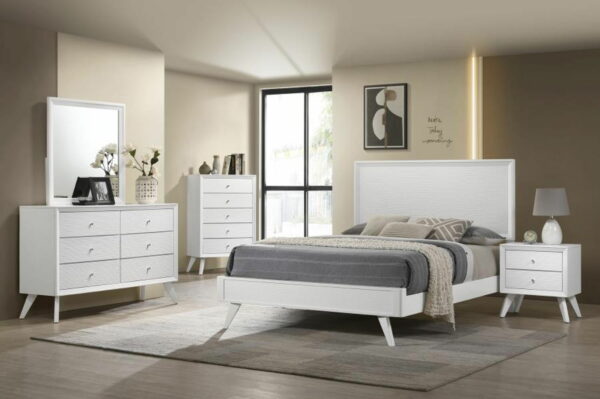 Janelle - 6-drawer Dresser With Mirror - White - Image 12