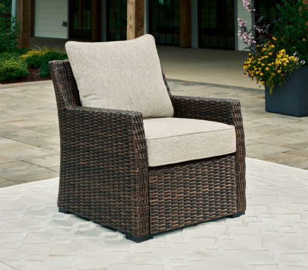 Brook Ranch - Brown - Lounge Chair With Cushion - Image 2