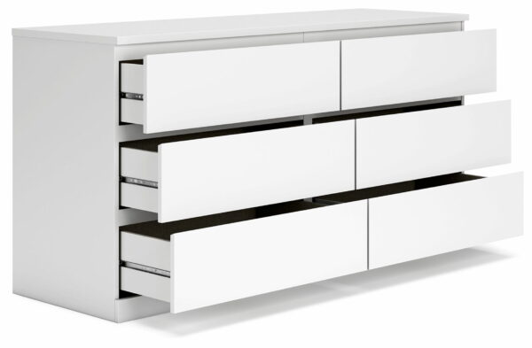 Onita - White - Six Drawer Dresser - Image 10