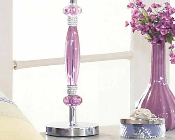 Nyssa - Purple - Metal Table Lamp - Image 2