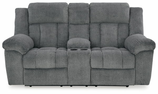 Tip-off - Power Reclining Loveseat With Console / Adj Headrest - Image 12