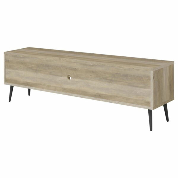 Allie - TV Stand - Antique Pine And Gray - Image 3