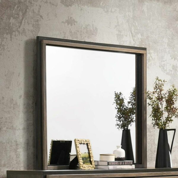 Baker - Rectangular Dresser Mirror - Brown And Light Taupe - Image 7