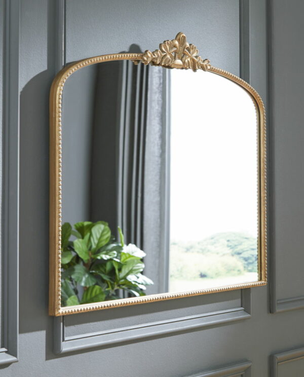 Tellora - Gold Finish - Accent Mirror - Image 4