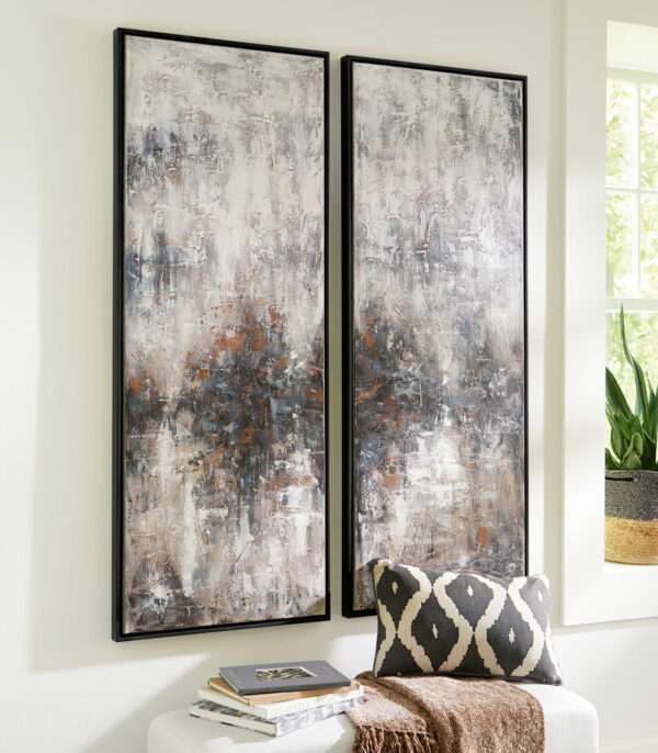 Sahriana - Brown / Beige - Wall Art Set (Set of 2) - Image 6