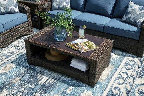 Windglow - Brown - Rectangular Cocktail Table - Image 9