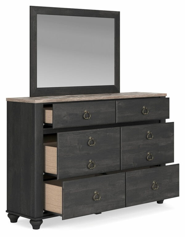 Nanforth - Two-tone - Dresser And Mirror - Image 8