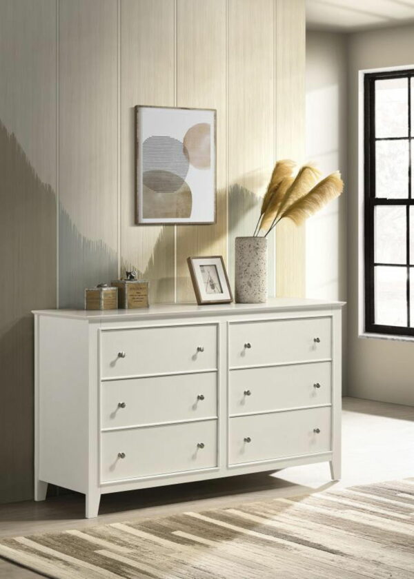 Selena - 6-Drawer Dresser - Buttermilk - Image 3
