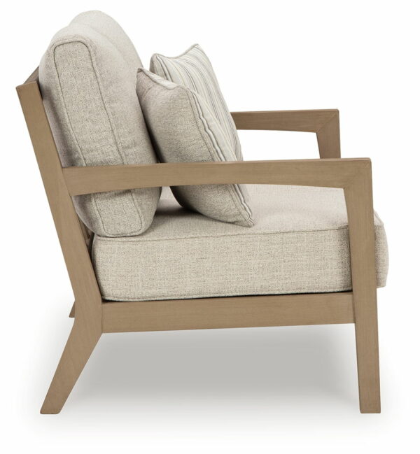 Hallow Creek - Driftwood - Loveseat With Cushion - Image 5