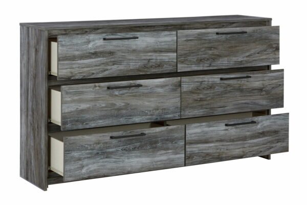 Baystorm - Gray - Six Smooth Drawer Dresser - Image 8