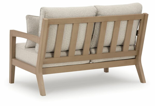 Hallow Creek - Driftwood - Loveseat With Cushion - Image 7