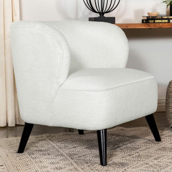 Alonzo - Upholstered Track Arms Accent Chair - Natural - Image 2