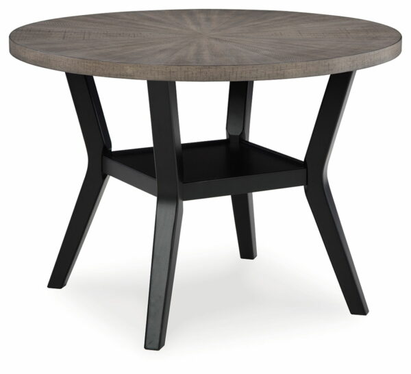 Corloda - Black / Gray - Round Drm Table Set (Set of 5) - Image 15