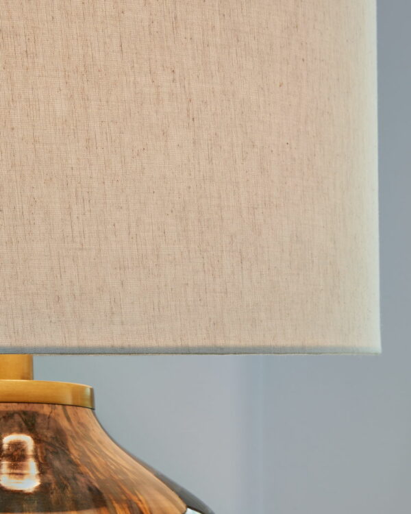 Jadstow - Black / Silver Finish - Glass Table Lamp - Image 3