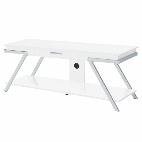 Marcia - 60" TV Stand - White High Gloss - Image 4